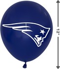 Nfl New England Patriots 6 Piece Latex Balloons