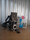 Yashica-mat Lm Film Camera Tlr 80mm 1 3 5 Yashinon Lens    Box   Untested 