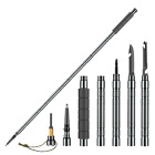 Camping Trekking Hiking Sticks Adjustable Poles Safe Walking Security Emergey Us