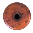 Wood Spool Thread Vintage Large Heavy 11    Tall 5    Wide Industrial Factory Thread