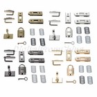 1set 7pcs  Clasp Lock Lock Button Metal Hardware For Handbag Shoulder Bag Purse
