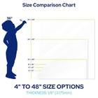 Kastlite 1 8  Thick Cut To Size Clear Acrylic Plexiglass Sheets