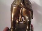 18th-19th Century Indian Cast Bronze Oil Lamp Votive Cow  Bull Lord Shiva Nandi