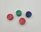 Creative Memories Cutting System Blade Cartridge Set 4pcs Green Blue Red