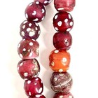 Skunk Venetian Trade Beads Red African Jk Brown Collection