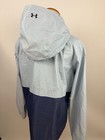 Under Armour Blue Hooded Packable Storm Jacket Women s M New