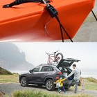 2 Pcs Kayak Rope Tie Downs  3 8 Inch Canoe Bow 2pcsx11 8ftx3 8   Black 