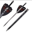 New  Alucard Castlevania Sword With Sheath Unsharpened Full Size Metal 44   