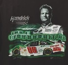 Dale Earnhardt Jr Nascar Racing Shirt Black Green Large Winners Circle Y2k 2008
