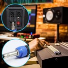 2pcs Speakon To 1 4  Inch Connector Plug Pro Speak-on Male To 1 4 Female Adapter