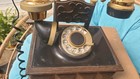 Vintage Deco-tel Rotary Telephone Bm1330 1310 B - Wood   Gold   Black -working
