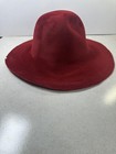 Red Rabbit Fur Felt Peachbloom Capeline Hat Body Millinery Blank 15   