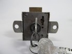 Antique Yale Lock Maybe For Old Cabinet Or Desk With 2 Matching Keys