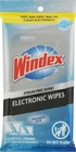 Windex Electronics Wipes  Pre-moistened Screen Wipes Clean And Provide A