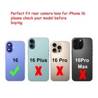 16 Back Rear Camera Lens Glass Replacement For Iphone 16 Glass   
