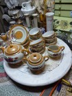 Vtg Japanese Lusterware Child s 23-piece Porcelain Tea Set See Pics