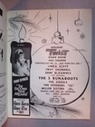 Rare 1961 Holiday Twist Stage Show Holiday Concert Program Fox Theatre Detroit 