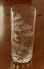 Queen Lace Crystal Kenyan African Rhino 5 5  Highball Tumbler Glass