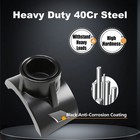 Auto Bottle Jack Adapter Saddle Kit For 12-ton 20-ton 3 Inch   4 Inch Axle Tube