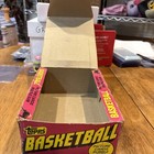 1981-82 Topps Basketball Empty Display Wax Box Good Rare Complete