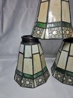 Vintage Tiffany Style Glass Lamp Light Shade Hampton Bay Pattern Replacement