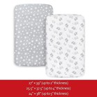 Pack N Play Playard Fitted Sheets Ultra Soft Mini Crib Sheets 2 Pack 39 x27 x5 
