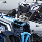 Front Grill Steel Mesh W 8  Led Light Bar  switch For 2017-26 Can-am Maverick X3