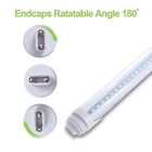 4ft Led Tube Light Bulb 24w F48t12 cw ho T8 Fluorescent Vending Cooler 6 Pack
