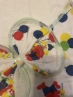 Rosebud Baby Bath Set Hooded Towel And Wash Cloth 100  Cotton Clown Themed