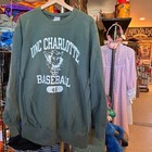 1990s Vintage Champion Reverse Weave Sweatshirt Unc Charlotte Baseball Sweater