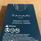 Lot Of 4 Tahari Home Hanukkah Dripless Candles Blue White Gold Menorah Boxes