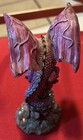 K s Collection Mystic   Magic Fantasy Purple Dragon Figurine Statue