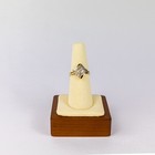 10k Yellow Gold Ring With 30 Diamonds - Size 7  3 8g  Vintage Estate Jewelry