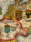 Sea Chart Of Europe 1583 Vintage Style Navigational Map - 18x24