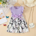 Dresses Princess Birthday Party Outfit Baby Girls Dress Butterfly Toddler