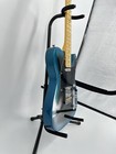 Premium Tl Blue And White Fingerboard Electric Guitar Solid Body