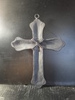    rustic Cast Iron Wall Cross Wire Wrapped Religious Western Home Decor 10 