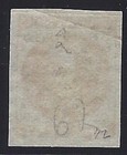 Confederate States  1862  Scott  14  1c Orange  4 Margins  Unused  No Gum