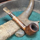 Vtg Hilton Algerian Briar Tobacco Pipe Made In France Billiard Tobacciana Smoke