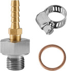 Oil Pressure Sensor Adapter Kit  M16x1 5 Male To 1 8  Npt Female For All Gm Ls S