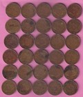 Jaipur Sawai Jaipur Man Singh Obv  King Photoed Anna Brass 30 Pieces Coins