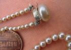 Vintage Small Child s Size 12 Inch Graduating Glass Pearl Necklace Japan