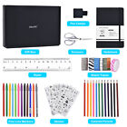 Black For Bullet Journal Kit A5 Hardcover Notebook Thick 120g Paper Dotted Page