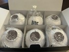 Miller Lite 12oz Ounce Beernament Holiday Christmas Ornament Set Of 6 New
