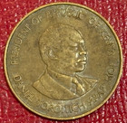 Some Toning  Vf  1980 Kenya 5 Cents Kenyatta Lions In Arms Coin-dec318