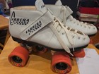 Carrera 105w White  Speed Roller Skates Size 7 W  Pink Speed62mm Wheels 35275