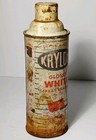 1960s Vintage Krylon Spray Paint Can Glossy White - 1501 Acrylic Small Top Lid