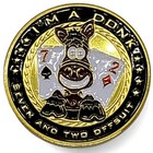 I m A Donk Poker Card Guard Protector Coin Weight   Case   Pouch Usa Seller