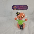 Set Of 3 Solar Dancing Bobbleheads Pumpkin Ghost   Frankenstein Halloween