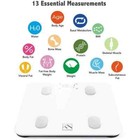 Fitindex Bluetooth Body Fat Scale  Smart Digital Weight Scale  W  Smartphone App